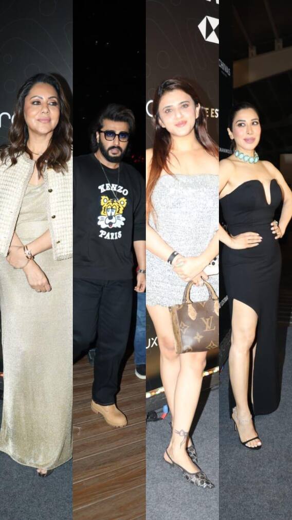 मुंबई में इवेंट के लिए जमीं पर उतरे सितारे