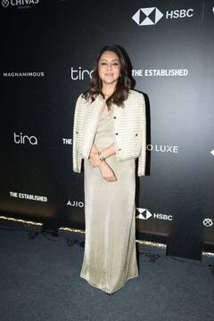 Gauri Khan Stuns In A Golden Gown At A Fashion Event, See Pics