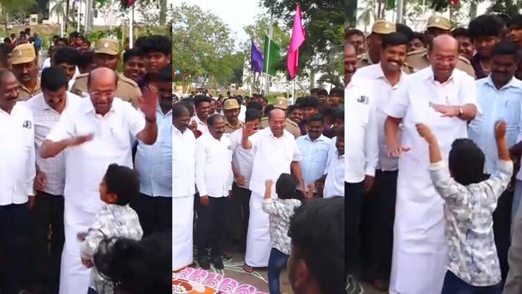 samathuva Pongal Festival Doctor Ramadoss dance video gets viral Ramadoss : சமத்துவ பொங்கல் விழா; நடனமாடி மகிழ்ந்த மருத்துவர் ராமதாஸ் !