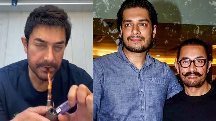 Aamir Khan quits Smoking as his son Junaid Khan loveyapa movie release soon புகைபிடிக்கும்  பழக்கத்தை கைவிட்ட ஆமீர் கான்...ஏன் தெரியுமா ?
