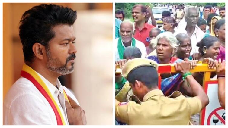 TVK President VIjay likely to meet the people protesting against the Parandur airport 
