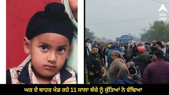 Ludhian News: ਘਰ ਦੇ ਬਾਹਰ ਖੇਡ ਰਹੇ 11 ਸਾਲਾ ਬੱਚੇ ਨੂੰ ਕੁੱਤਿਆਂ ਨੇ ਵੱਢਿਆ,  ਘਸੀਟ ਕੇ ਖੇਤਾਂ 'ਚ ਲੈ ਗਏ, ਹੋਈ ਮੌਤ, ਹਫਤੇ 'ਚ ਦੂਜੀ ਘਟਨਾ