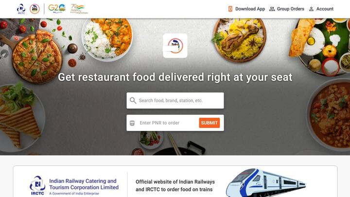 इसके अलावा आईआरसीटीसी की कैटरिंग वेबसाइट www.ecatering.irctc.co.in पर जाकर के भी ऑनलाइन खाना ऑर्डर किया जा सकता है. जहां पीएनआर दर्ज करके आप अपनी सीट पर ही खाना मंगा सकते हैं.