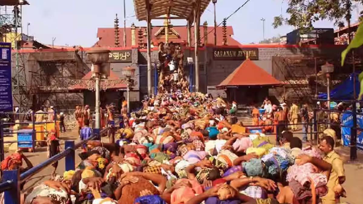 Sabarimalai : சபரிமலை மகரவிளக்கு பூஜை, ஒரே வாரத்தில் 10 லட்சம் பேர் சாமி தரிசனம் ..
