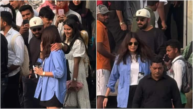 After Visiting Vrindavan, Anushka Sharma And Virat Kohli Spotted On A Romantic Outing; Watch Video