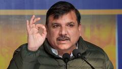 संजय सिंह ने BJP को दिलाई वादों की याद, पूछा- कब मिलेगा 15 लाख और पक्का मकान?