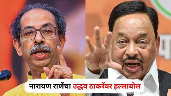 Narayan Rane on Uddhav Thackeray : 46 वर्षात बाळासाहेबांनी जे मिळवलं, ते उद्धव ठाकरेंनी अडीच वर्षात गमावलं; नारायण राणेंनी डागली तोफ 