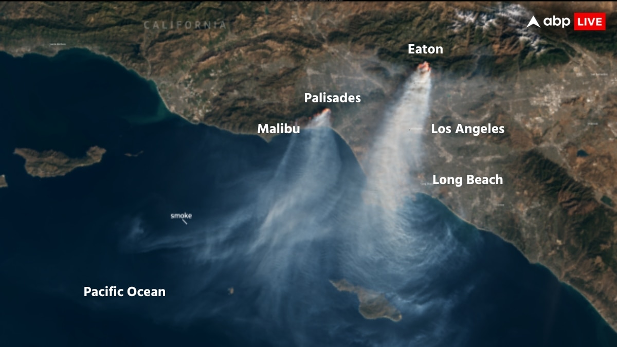 Where Are The Los Angeles Wildfires Burning? See Satellite Images And Know Latest Updates