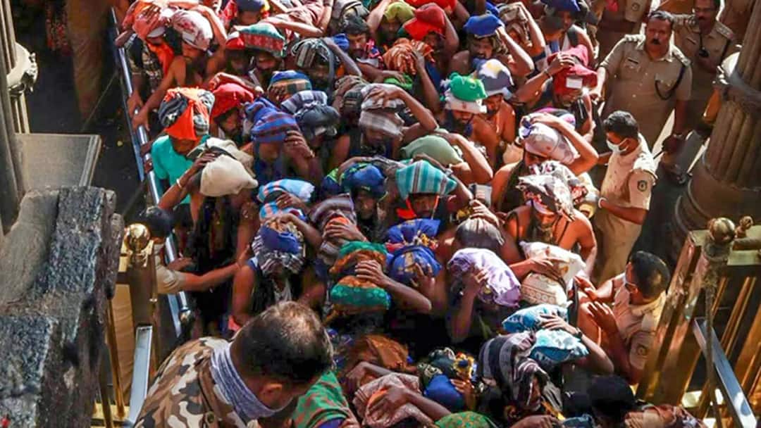 Sabarimalai : சபரிமலை மகரவிளக்கு பூஜை, ஒரு வாரத்தில் 10 லட்சம் பேர் சாமி தரிசனம் ..