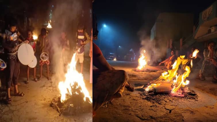 Happy Bhogi 2025 Wishes in Tamil Bhogi Pongal Quotes Greetings Messages Images to Share Bhogi 2025 Wishes: எரிவது சோகங்களாகவும், ஜொலிப்பது மகிழ்ச்சியாகவும் இருக்கட்டும்.. போகிப்பண்டிகை வாழ்த்துகள்