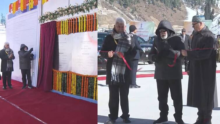 PM Modi Inaugurates Sonamarg Tunnel In Mega Infra Boost For J&K ரூ. 2,700 கோடி! பிரம்மிக்க வைக்கும் இசட் வடிவ சுரங்கப்பாதை! திறந்து வைத்த பிரதமர் மோடி!