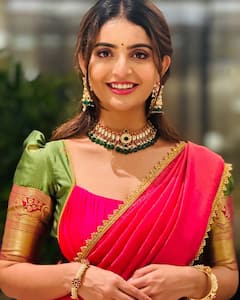 Ananya nagalla: భోగి శుభాకాంక్షలు చెప్పిన అనన్య నాగళ్ళ... హాఫ్ శారీలో ఎంత అందంగా ఉందో చూశారా?