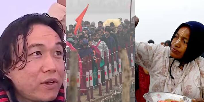 Maha Kumbh 2025 : ઉત્તર પ્રદેશના પ્રયાગરાજમાં 13 જાન્યુઆરી 2025થી મહાકુંભ શરૂ થયો છે. મહાકુંભના પ્રથમ દિવસે લાખો શ્રદ્ધાળુઓ સંગમ પહોંચ્યા અને ગંગામાં પવિત્ર ડૂબકી લગાવી હતી. મહાકુંભ મેળાની શરૂઆત સોમવારે પોષ પૂર્ણિમાની સાથે થઇ હતી. મેળાના અધિકારીના જણાવ્યા અનુસાર, સવારે 9.30 વાગ્યા સુધી 60 લાખથી વધુ લોકોએ ગંગામાં પવિત્ર ડૂબકી લગાવી હતી.