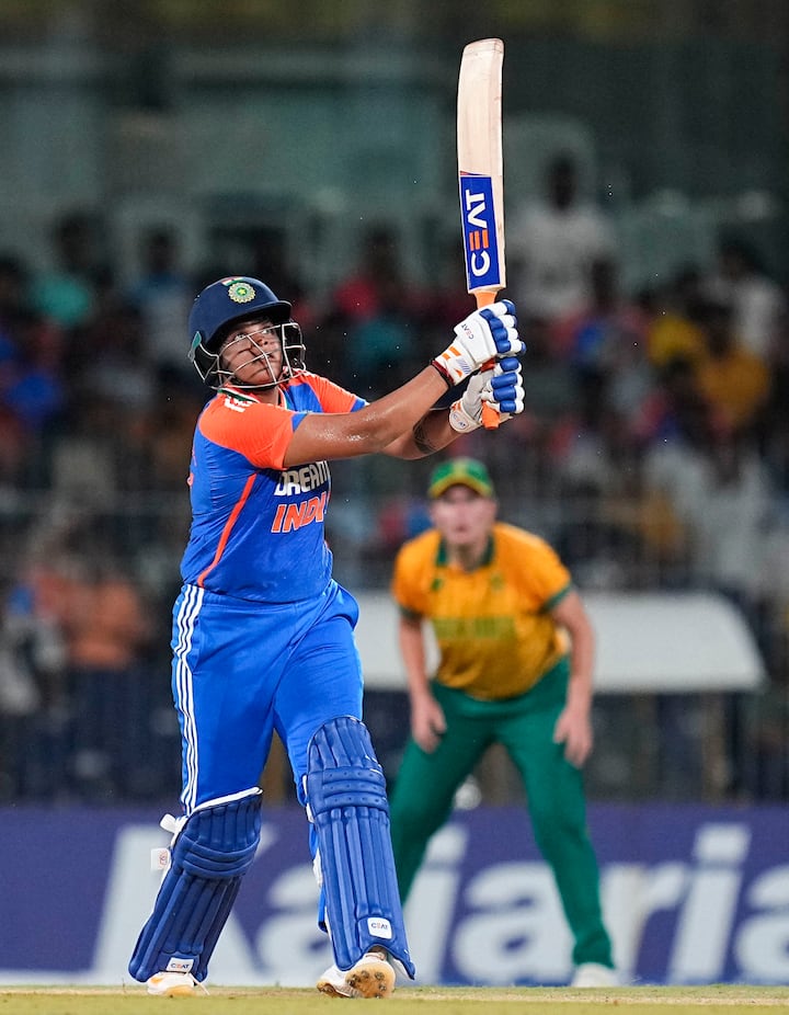Shefali has scored her fourth consecutive fifty plus score in the four matches played so far in this tournament. Shefali had scored 95, 91 and 87 runs in the three matches played earlier.
