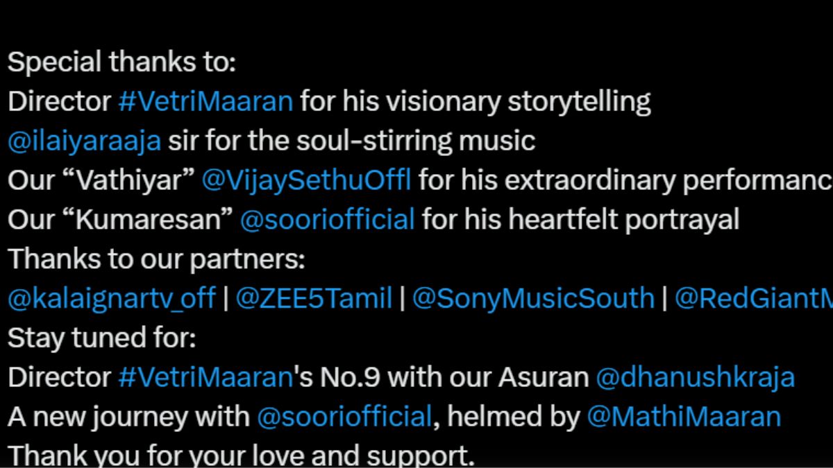 Asuran Team Again; மீண்டும் இணையும் அசுர கூட்டணி; சினிமா ரசிகர்களுக்கு மகிழ்ச்சியான செய்தி...