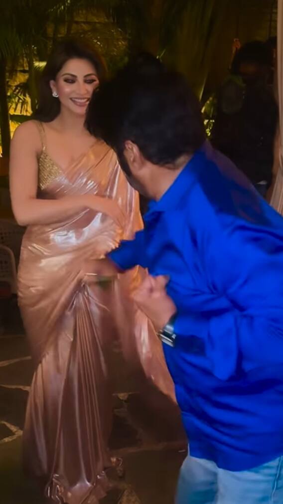 उर्वशी रौतेला संग 64 साल के एक्टर ने की गंदी हरकत, वीडियो देखकर भड़के लोग