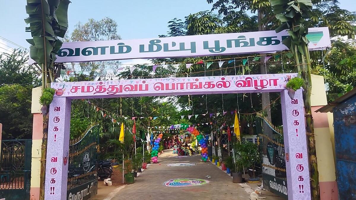 வல்லம் பேரூராட்சி நிர்வாகம் சார்பில் சமத்துவ பொங்கல் விழா