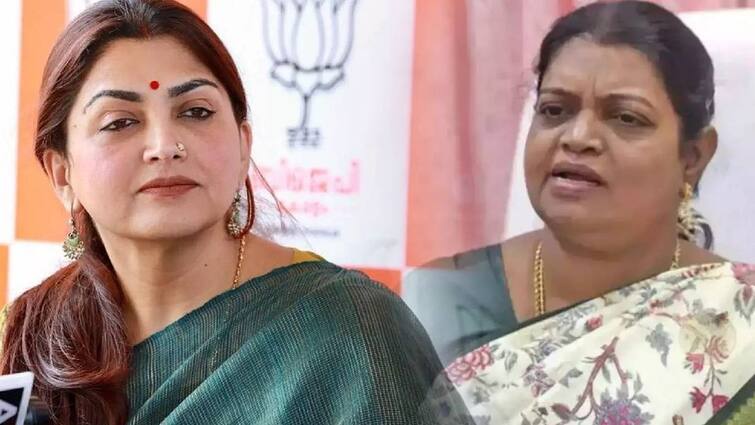 Minister Geetha jeevan slams to kushboo annamalai eps admk bjp alliance கண்ணகி போல் நீதி கேட்ட குஷ்பு இப்போ எங்கே? சிலம்பு காணாமல் போய்விட்டதா? -  வெளுத்து வாங்கிய அமைச்சர் கீதா ஜீவன்