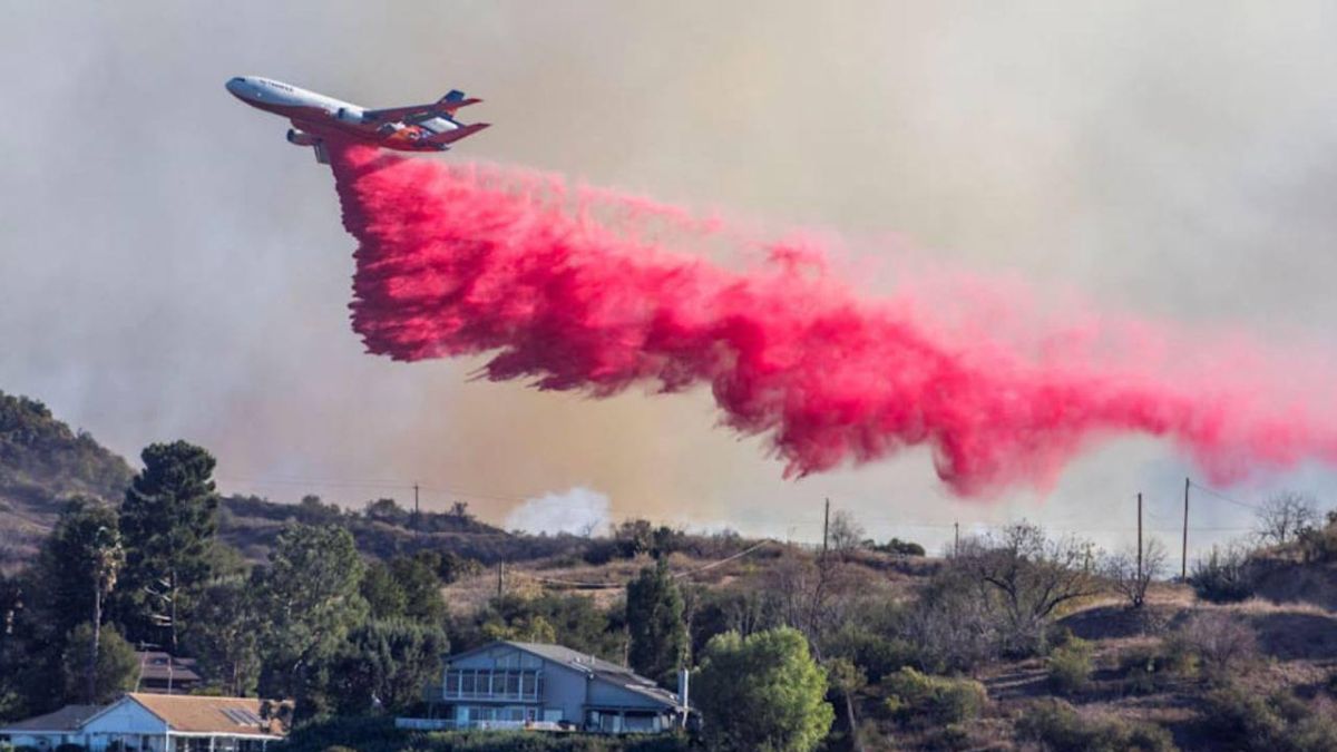 What Is Phos-Chek? Pink Powder Being Used To Combat Los Angeles Wildfire