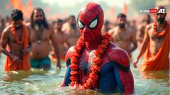 आयरन मैन से लेकर बैटमैन तक, महाकुंभ में डुबकी लगाते दिखे सुपरहीरो- AI ने दिखाई गजब की तस्वीरें
