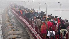 Maha Kumbh 2025: त्रिवेणी संगम पर अमृत स्नान, अधिकारी अलर्ट, उमड़ा जनसैलाब,  सामने आईं भव्य तस्वीरें