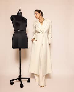 Malaika Arora Turns Heads In Chic Off-White Pantsuit By Laura Green, PICS