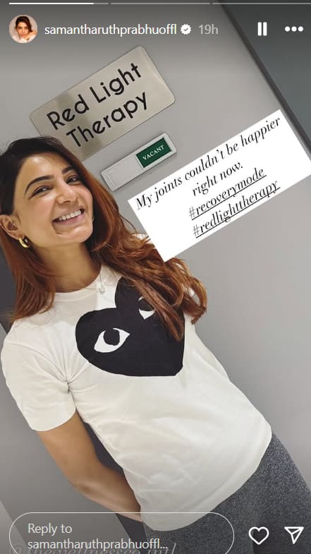 Samantha Ruth Prabhu ने चिकनगुनिया से ठीक होने के लिए कौन सी ली थी थेरेपी, एक्ट्रेस ने पोस्ट में किया खुलासा