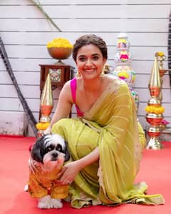 Keerthy Suresh & Husband Antony Thattil Celebrate Pongal In Traditional Style, PICS