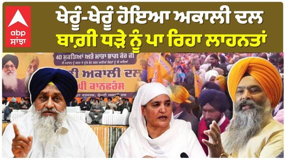 ਖੇਰੂੰ-ਖੇਰੂੰ ਹੋਇਆ ਅਕਾਲੀ ਦਲ ਬਾਗ਼ੀ ਧੜੇ ਨੂੰ ਪਾ ਰਿਹਾ ਲਾਹਨਤਾਂ