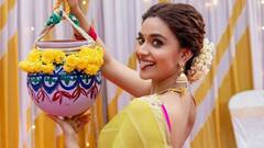 புதுசா கட்டிக்கிட்ட ஜோடிதானுங்க: தல பொங்கல் கொண்டாடிய கீர்த்தி சுரேஷ்