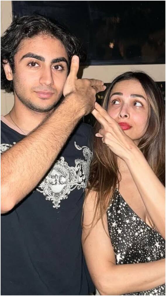 अरहान खान ने कॉपी की मां मलाइका की वॉक, पैपराजी के सामने दिया पोज