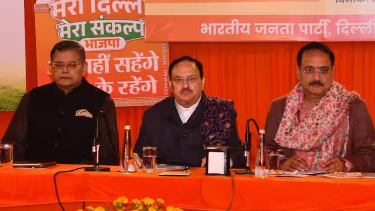 JP Nadda called core committee meeting Know how many seats Nitish Kumar and Chirag Paswan got ann दिल्ली चुनाव से पहले INDIA में फूट तो NDA दिखा एकजुट, बीजेपी ने इन दो सहयोगियों के लिए दिखाया बड़ा दिल
