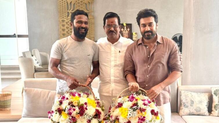 Suriya vetrimaaran vaadivaasal movie shoot begins today வாடிவாசல் படப்பிடிப்பு துவக்கம்...கொண்டாட்டத்தில் சூர்யா ரசிகர்கள்