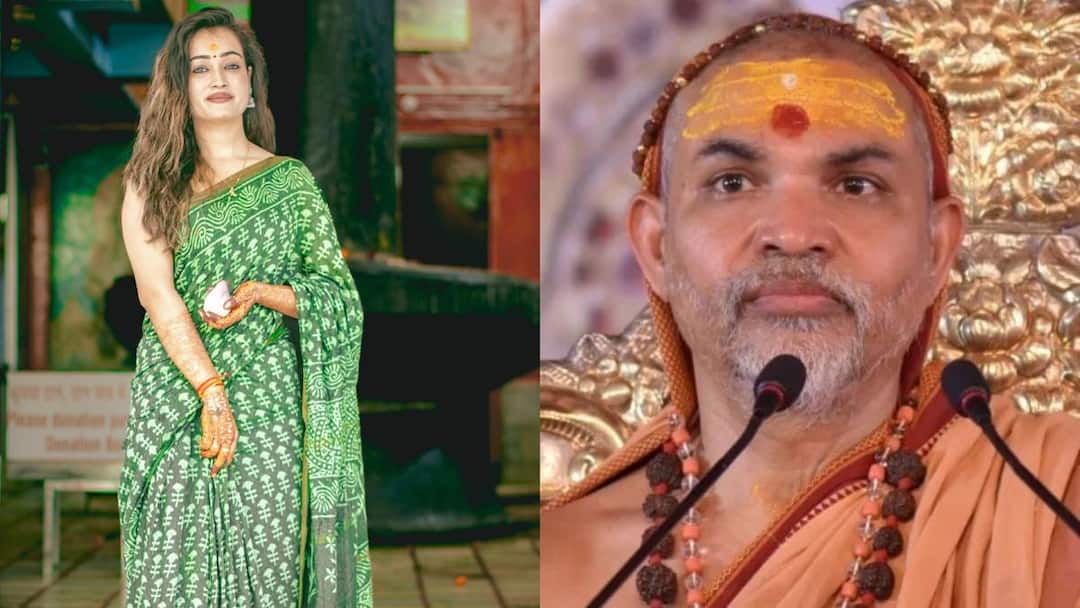 Prayagraj : महाकुंभातील सर्वात सुंदर साध्वी हर्षाच्या 'या' कामावर भडकले शंकराचार्य; म्हणाले फक्त सुंदर आहे म्हणून... Sadhvi Harsha controversy over harsha richaria in maha kumbh Shankaracharya raised questions Prayagraj : महाकुंभातील सर्वात सुंदर साध्वी हर्षाच्या 'या' कामावर भडकले शंकराचार्य; म्हणाले फक्त सुंदर आहे म्हणून...