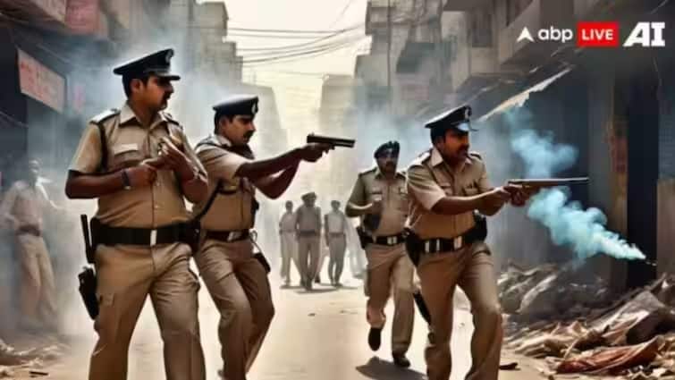 Madurai news police murder issue police gun shoot four members in cumbam tnn மதுரையில் போலீஸ் கொடூர கொலை; கம்பத்தில் கொலையாளிகள் மீது துப்பாக்கி சூடு நடத்தியதால் பரபரப்பு
