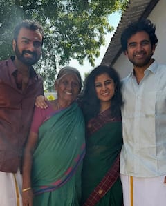 Keerthi Pandian: சிம்பிள் சேலையில் கணவர் அசோக் செல்வனுடன் கீர்த்தி பாண்டியன் கொண்டாடிய ரொமான்டிக் பொங்கல்!