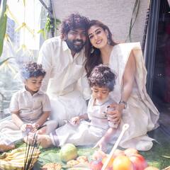 Nayanthara And Vignesh Shivan Celebrate Pongal With Their Twins Uyir And Ulag; See PICS