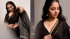 Sayali Sanjeev : काळ्या साडीत सायली संजीवच्या कातील अदा; चाहते झाले फिदा!