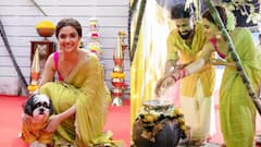 Celebrities Pongal Celebration 2025: பொங்கலோ பொங்கல்! பிரபலங்களின் வீட்டில் பொங்கிய சந்தோஷம்!