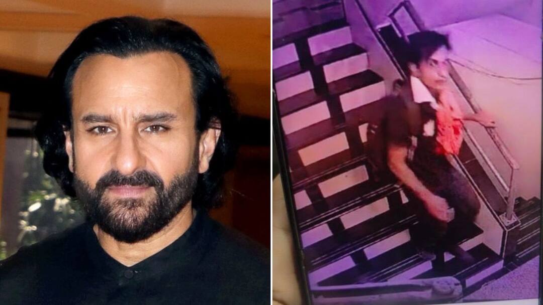 Pic Of Saif Ali Khan 'Attacker' Released, CCTV Footage Shows Suspect Fleeing Building Via Staircase Pic Of Saif Ali Khan 'Attacker' Released, CCTV Footage Shows Suspect Fleeing Building Via Staircase