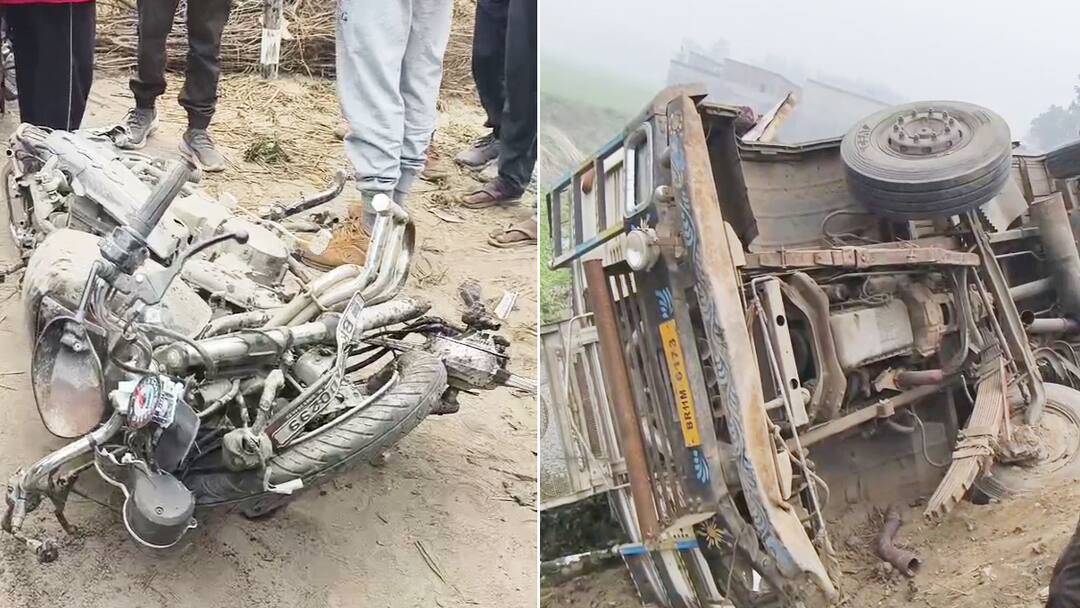 Supaul Bihar Road Accident Brother and Sister on Bike Were Crushed by Truck One Died ANN Road Accident: सुपौल में बाइक सवार भाई-बहन को ट्रक ने कुचला, एक की मौत, हिरासत में चालक और खलासी