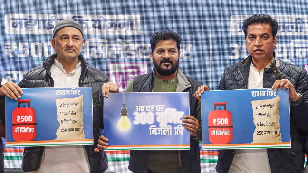 दिल्लीवालों को फ्री बिजली-सस्ता सिलेंडर देगी कांग्रेस, हर महीने चीनी-चायपत्ती का भी वादा