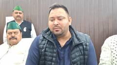 तेजस्वी यादव बोले- 'बेरोजगारी और गरीबी में बिहार आगे', कहा- 'डीके बॉस ही असली CM'