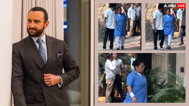 saif ali khan househelp first photos who screamed after confronting intruder in actor house seen with bandage on hand सैफ के साथ घर की नौकरानी भी हुई थी घायल, हाथ पर पट्टी बांधे सामने आईं पहली तस्वीरें