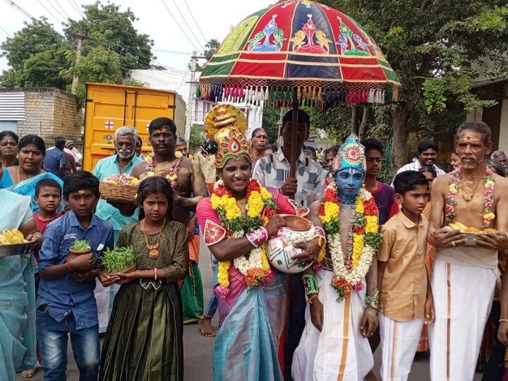 Andal Thirukalyanam at Sri Rukmani Sametha Pandarinathan Temple Karur Kulathupalayam tnn கரூர் அருள்மிகு ஸ்ரீ ருக்மணி சமேத பண்டரிநாதன் ஆலயத்தில் ஆண்டாள் திருக்கல்யாண நிகழ்ச்சி