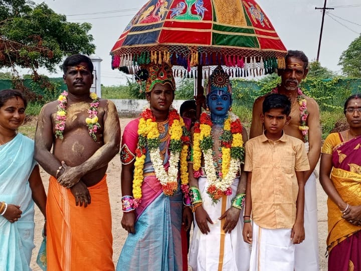 கரூர் அருள்மிகு ஸ்ரீ ருக்மணி சமேத பண்டரிநாதன் ஆலயத்தில் ஆண்டாள் திருக்கல்யாண நிகழ்ச்சி