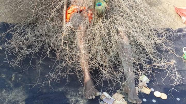 धर्म की नगरी प्रयागराज में संगम के तट पर आयोजित महाकुंभ में वैसे तो देश के कोने कोने से हजारों की संख्या में संत महात्मा और दूसरे धर्माचार्य आए हुए हैं, लेकिन श्रद्धालुओं के बीच कांटों वाले बाबा खास आकर्षण का केंद्र बने हुए हैं. यह अनूठे बाबा कांटों के बिछौने पर ही सड़क किनारे लेटकर श्रद्धालुओं को दर्शन देते हैं तो कड़कड़ाती ठंड में कंबल या रजाई ओढ़ने के बजाय कांटों से ही अपने बदन को ढके रहते हैं.