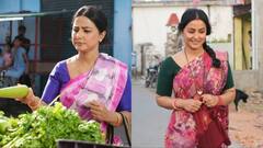 माथे पर बिंदी और सूती साड़ी पहनकर मार्केट में सब्जी लेती दिखीं हिना खान, सोशल मीडिया पर वायरल हुई तस्वीरें