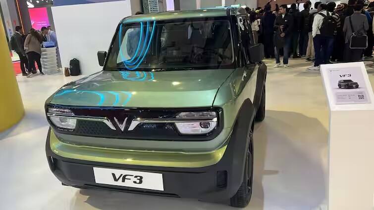 india most smallest suv car is vinfast vf3 suv launched at bharat mobility global expo 2025 Auto Expo 2025 માં Vinfast એ લૉન્ચ કરી દેશની સૌથી નાની SUV, પ્રીમિયમ લૂક પર થઇ જશો ફિદા