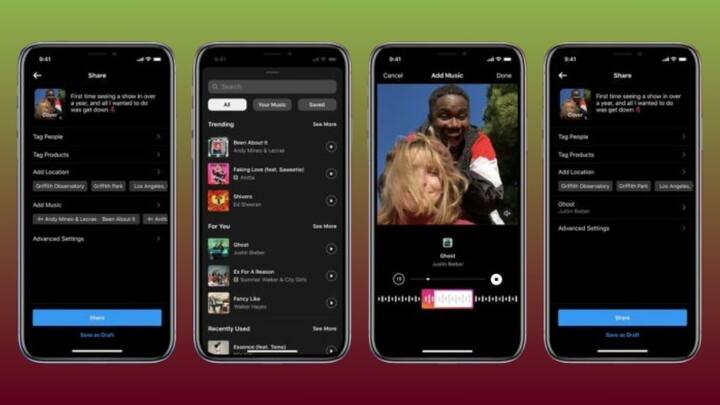 हाल ही में इंस्टाग्राम ने एक नया फीचर स्टोरी के अंदर यूजर्स को दिया है. अब आप अपना मनपसंद टेम्पलेट बना सकते हैं. टेम्पलेट बनाने के साथ-साथ आप इसे दोस्तों के साथ शेयर और उन्हें इसे एडिट करने का ऑप्शन भी दे सकते हैं. आप Happy journey , Happy sunday आदि कुछ भी टेम्पलेट डिजाइन कर सकते हैं.